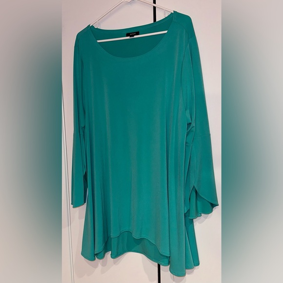 Alfani Tunic Green Blouse - Picture 1 of 6